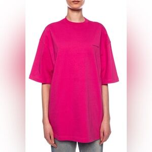 BALENCIAGA Vibrant Pink Men's Shirt
